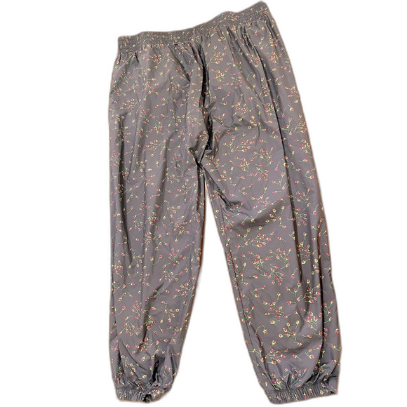 Nike Icon Clash Floral Joggers Women’s XXL Adjustable Wrap Waist Black Pants - Picture 3 of 7